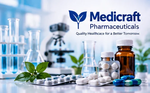 Medicraft Pharmaceuticals — Branding & Digital (project visual)