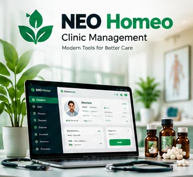 NEO Homeo — Clinic Management (project visual)